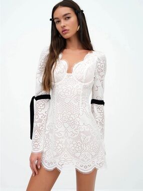For Love and Lemons Araceli Mini Dress Size XS NWT